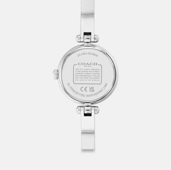 ??️ COACH?️ Cary Mother-Of-Pearl Bracelet silver watch 26mm